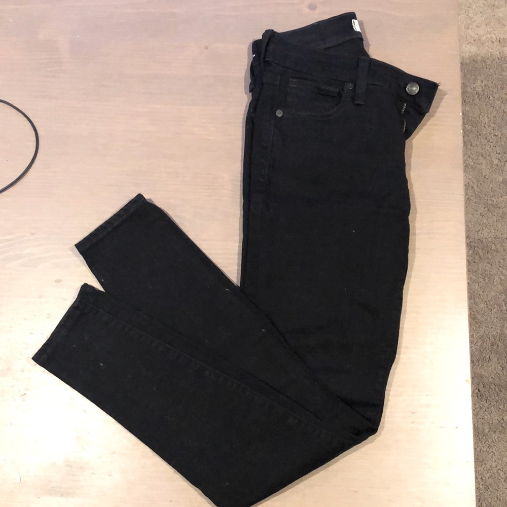 Madewell black skinny jeans size 26